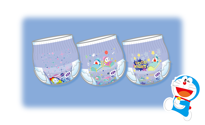 夢みるデザインのおむつ柄