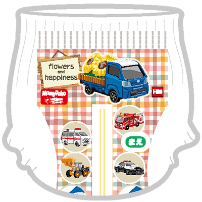 限定！トミカ・プラレールデザイン-MamyPoko Japan
