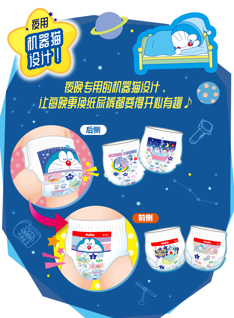 夜用机器猫设计！